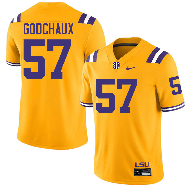 Davon Godchaux LSU Tigers Jersey,Louisiana State University Tigers Football Jersey-Gold